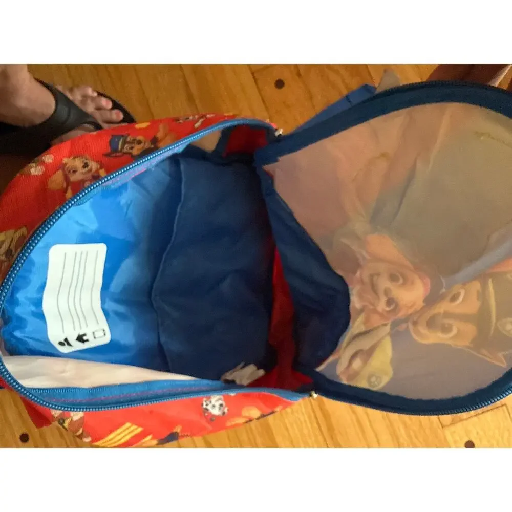Paw Patrol Backpack & 2 Matching Hats Kids School Daycare Bundle